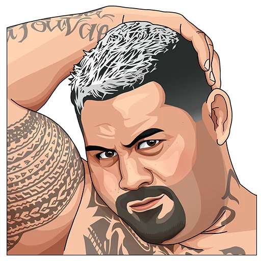 😍 Стикер «PARIMATCH + UFC» для Telegram