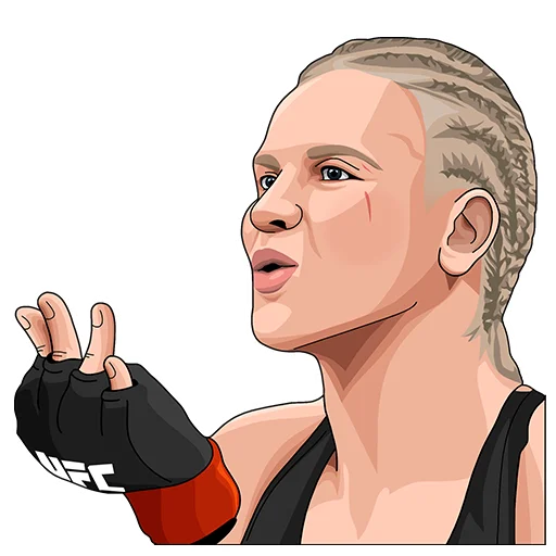 😚 Стикер «PARIMATCH + UFC» для Telegram
