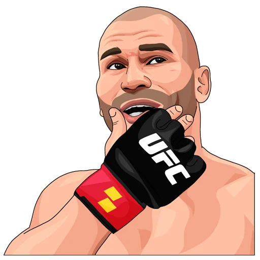 🤔 Стикер «PARIMATCH + UFC» для Telegram