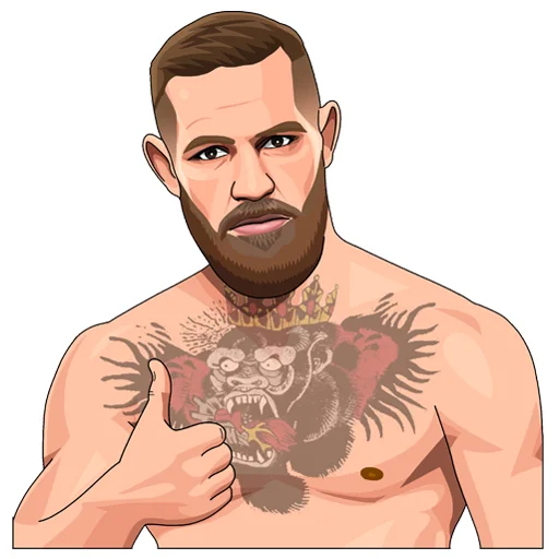 👍 Стикер «PARIMATCH + UFC» для Telegram