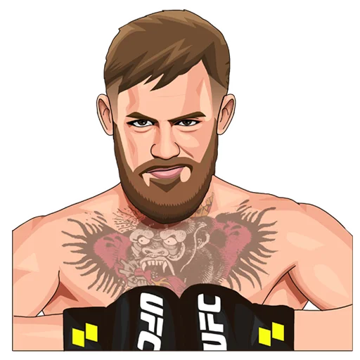 😏 Стикер «PARIMATCH + UFC» для Telegram