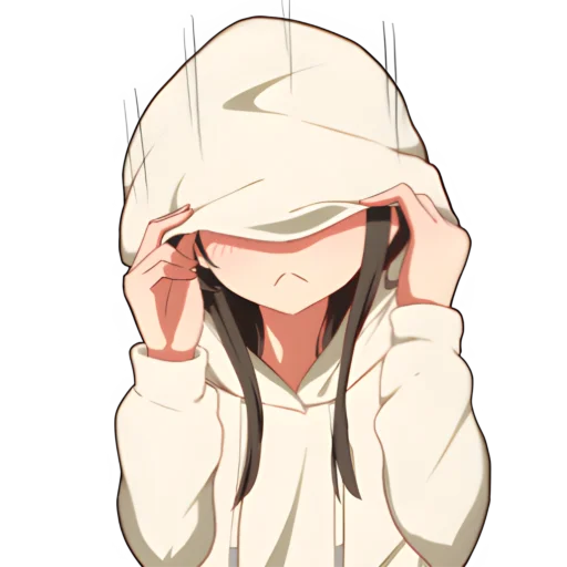 😶 Стикер «Отаку-тян» для Telegram