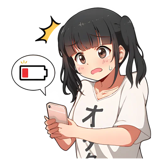 🪫 Стикер «Парка-тян 2» для Telegram
