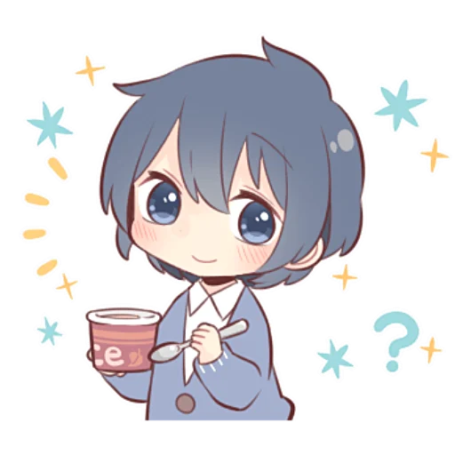 ☕ Стикер «Парные-кун» для Telegram