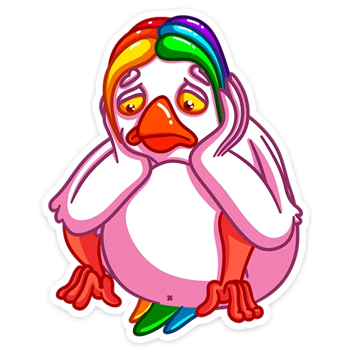 ☹️ Стикер «Попугусь» для Telegram