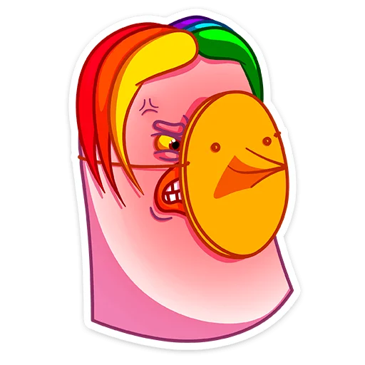 😡 Стикер «Попугусь» для Telegram