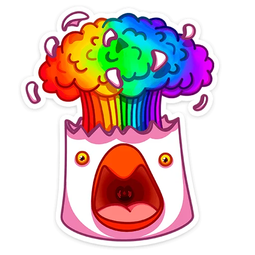 🤯 Стикер «Попугусь» для Telegram