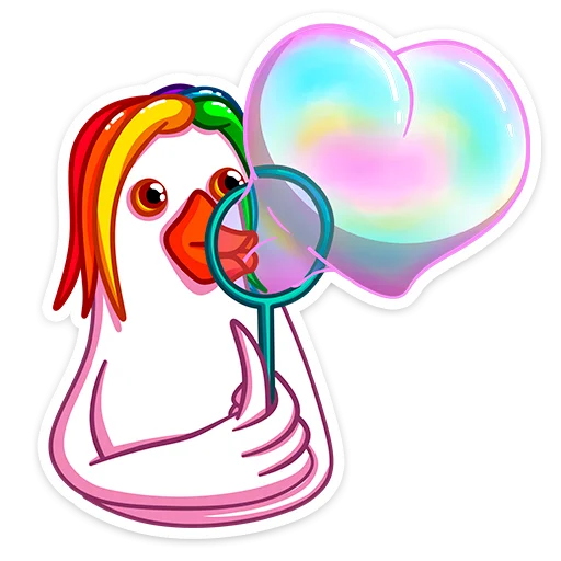 ❤️ Стикер «Попугусь» для Telegram