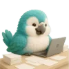 🤓 Эмодзи «Попугай Сан» для Telegram