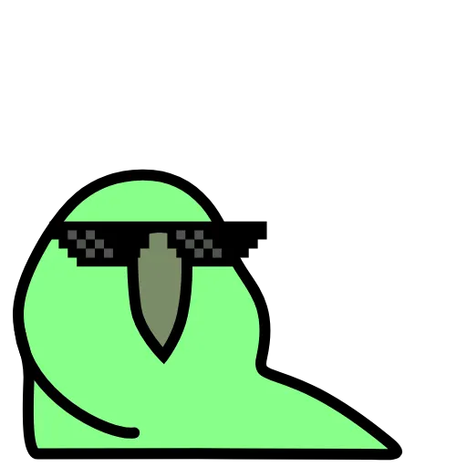 😎 Стикер «parrot» для Telegram