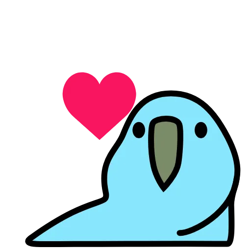 😘 Стикер «parrot» для Telegram