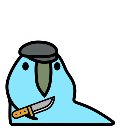 👊 Стикер «parrot» для Telegram
