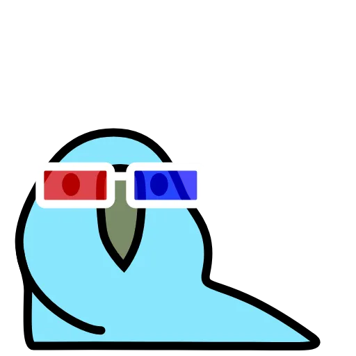 🧐 Стикер «parrot» для Telegram