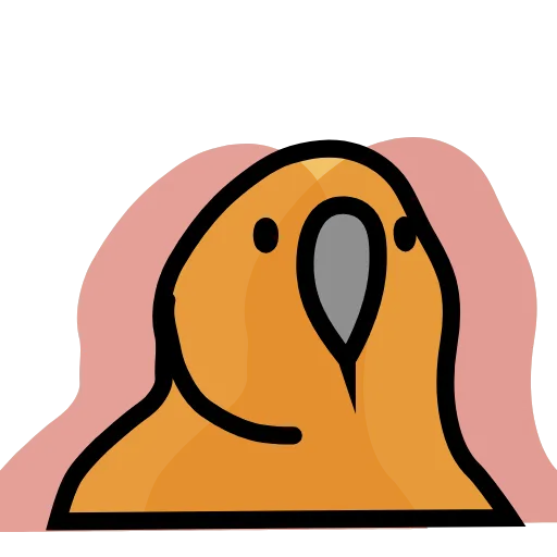 👯 Стикер «parrot» для Telegram