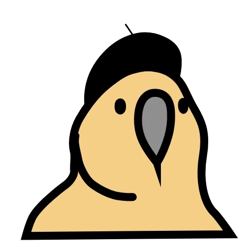 🤠 Стикер «parrot» для Telegram