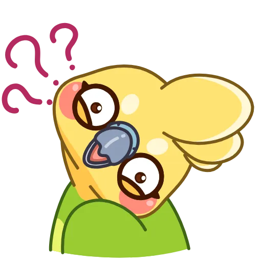 🤔 Стикер «Попугай» для Telegram