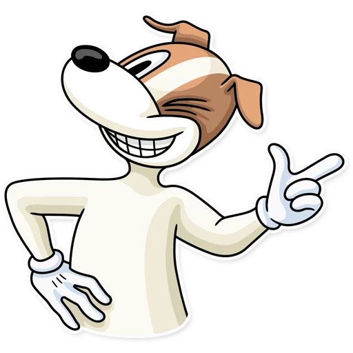 😉 Стикер «Party Dog» для Telegram