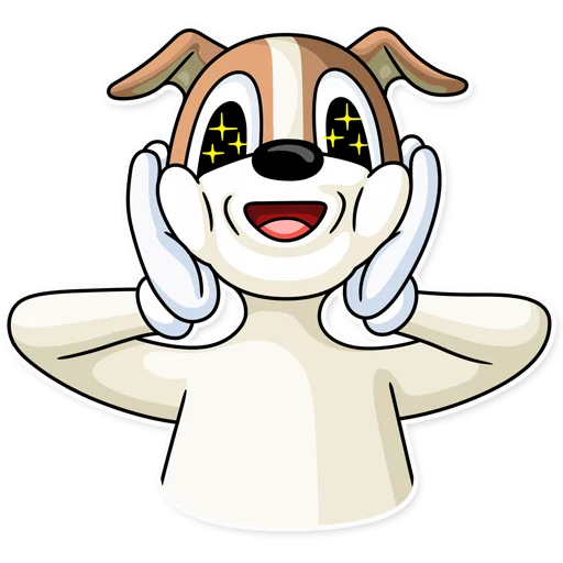 😊 Стикер «Party Dog» для Telegram
