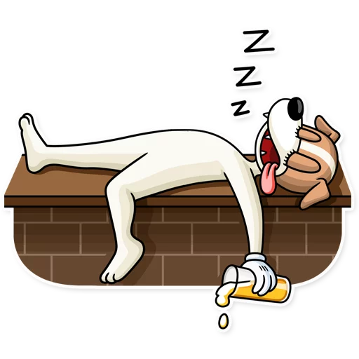 🍺 Стикер «Party Dog» для Telegram