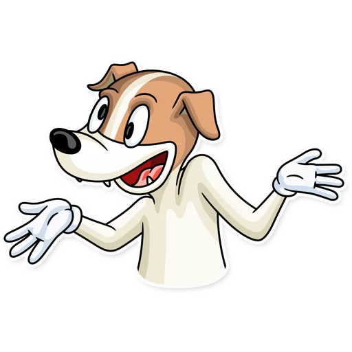 🤷‍♂️ Стикер «Party Dog» для Telegram