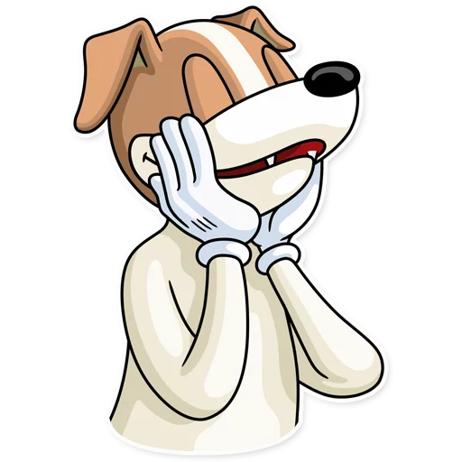 ☺️ Стикер «Party Dog» для Telegram