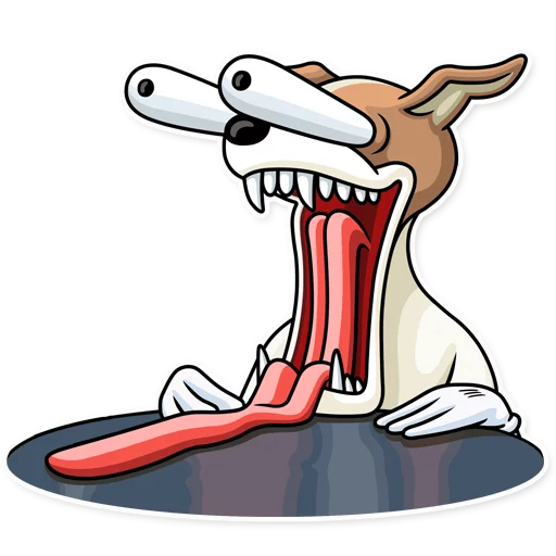 😍 Стикер «Party Dog» для Telegram