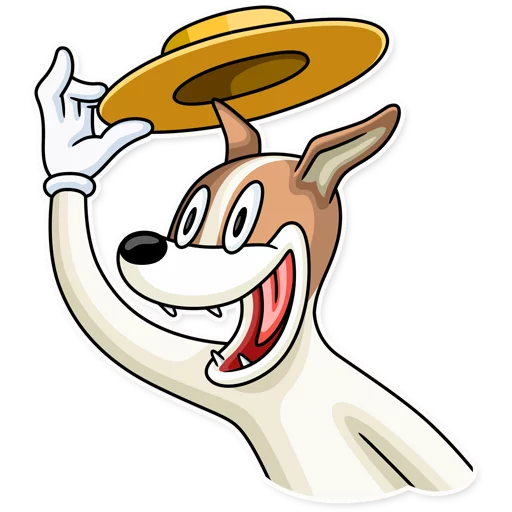 👋 Стикер «Party Dog» для Telegram