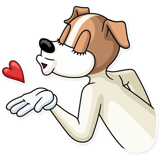 😘 Стикер «Party Dog» для Telegram