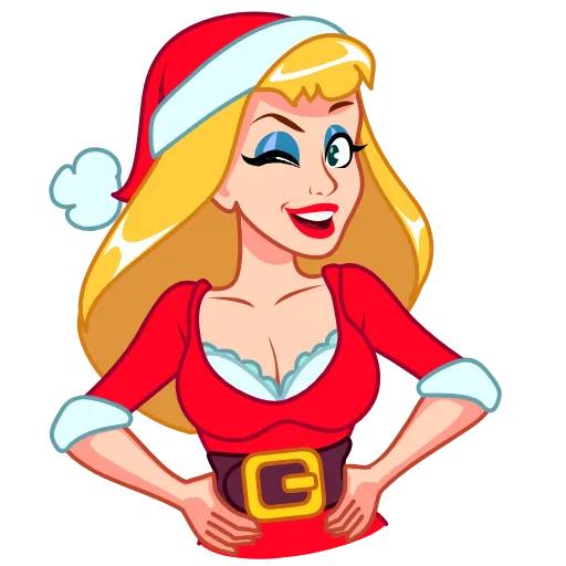 😉 Стикер «Party Girl» для Telegram