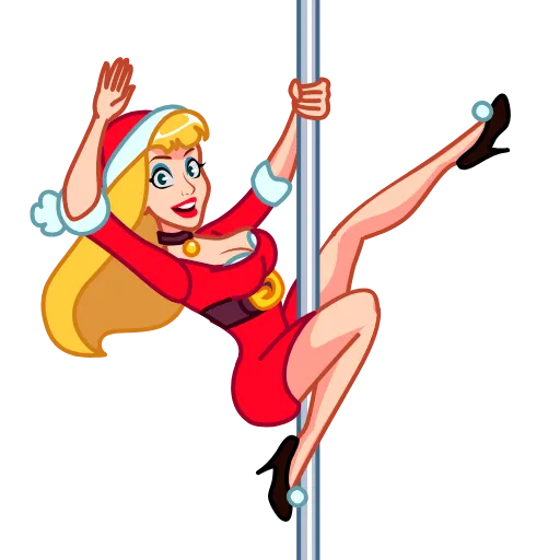 👋 Стикер «Party Girl» для Telegram