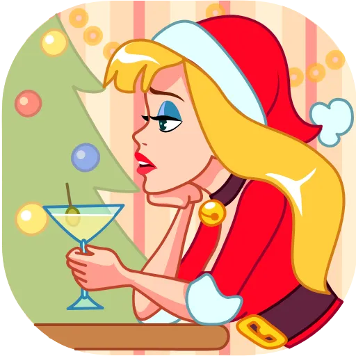 😞 Стикер «Party Girl» для Telegram