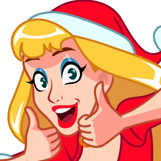 👍 Стикер «Party Girl» для Telegram