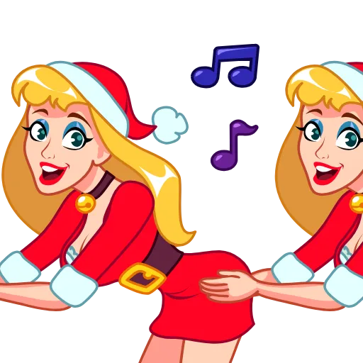 👯‍♀️ Стикер «Party Girl» для Telegram