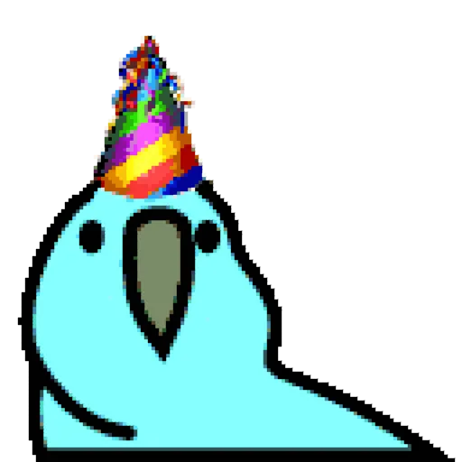 Стикерпак Party Parrot Animated 2 для Telegram