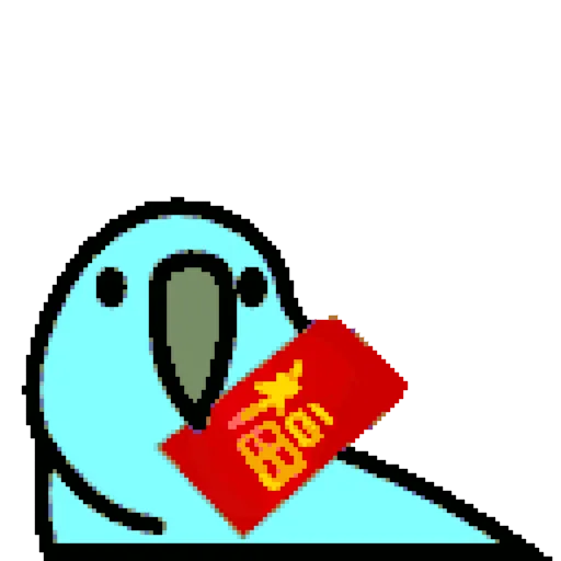 🦜 Стикер «Party Parrot Animated 2» для Telegram