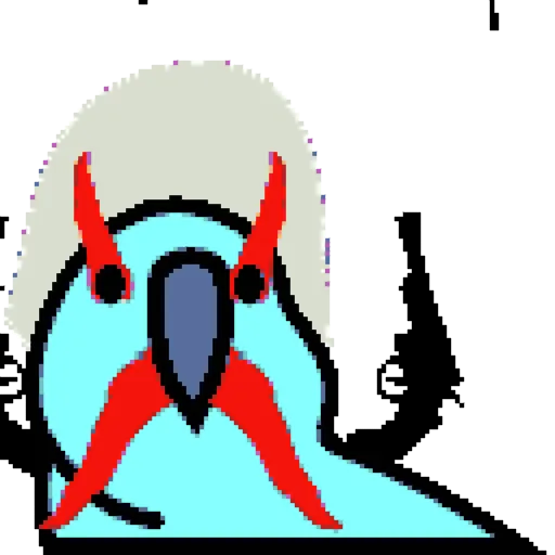 🦜 Стикер «Party Parrot Animated 2» для Telegram