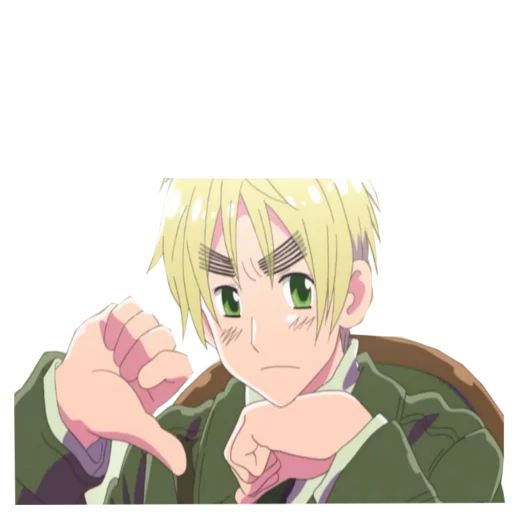 👎 Стикер «Hetalia is love» для Telegram