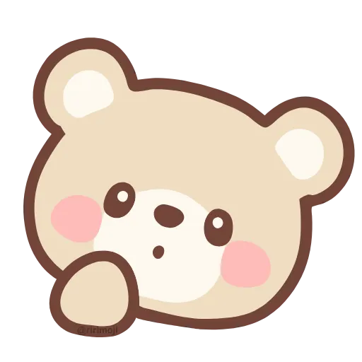 Стикер 31 Hd Pastel Bear