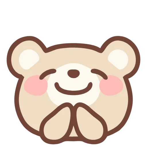 Стикер 15 Hd Pastel Bear