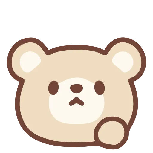 Стикер 23 Hd Pastel Bear