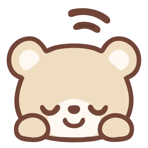 Стикер 13 Hd Pastel Bear