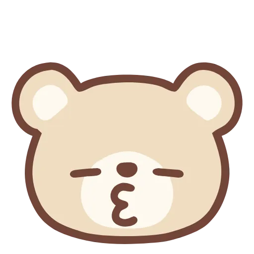 Стикер 29 Hd Pastel Bear