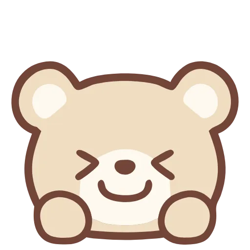 Стикер 3 Hd Pastel Bear