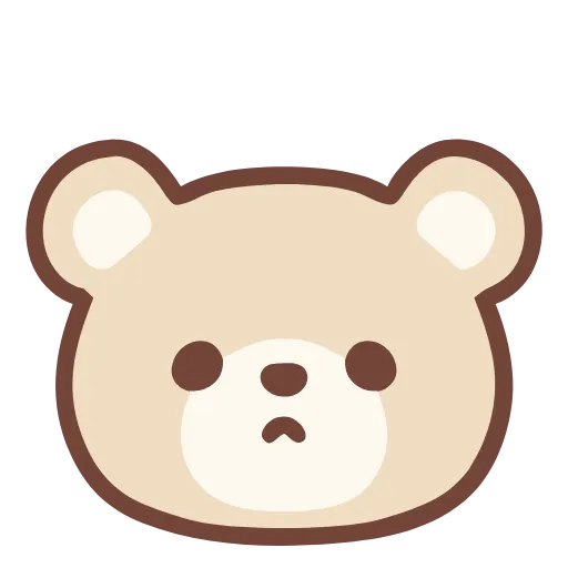 Стикер 35 Hd Pastel Bear