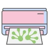 🖨️ Эмодзи «Синие буквы-сердечки, таблички с фразами, иконки» для Telegram