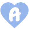 Эмодзи «Синие буквы-сердечки, таблички с фразами, иконки» для Telegram — обложка