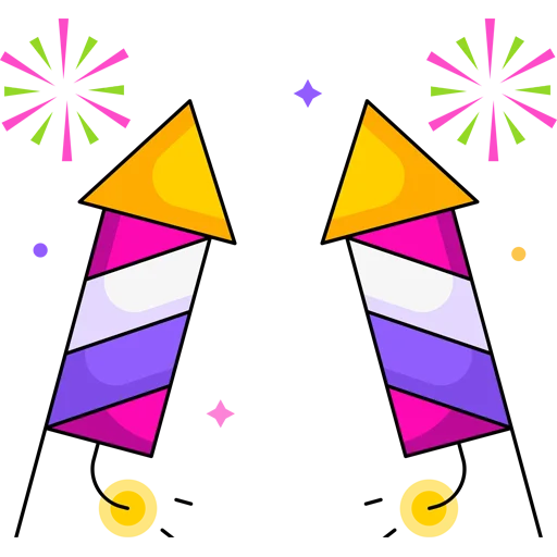 🎆 Стикер «Patake ਪਟਾਕੇ» для Telegram