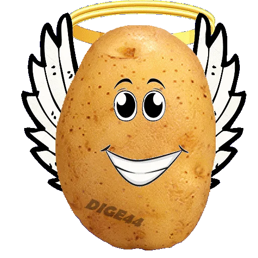 😇 Стикер «PATATE» для Telegram