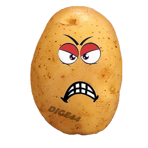 😡 Стикер «PATATE» для Telegram