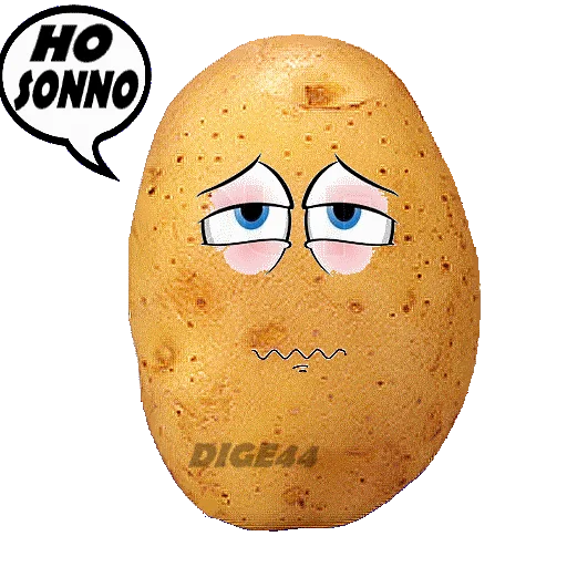 🥱 Стикер «PATATE» для Telegram